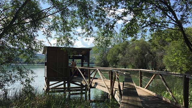 Mirador en el Lago de Carucedo - Las Médulas